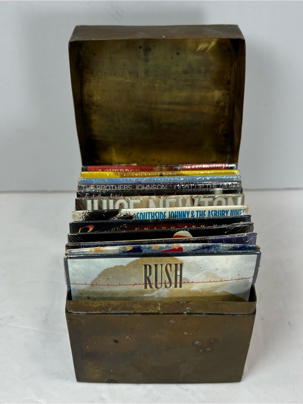 NEW Chu-Bops Mini Bubble Gum Record Album Lot - Rush, Judas Priest, Air Supply